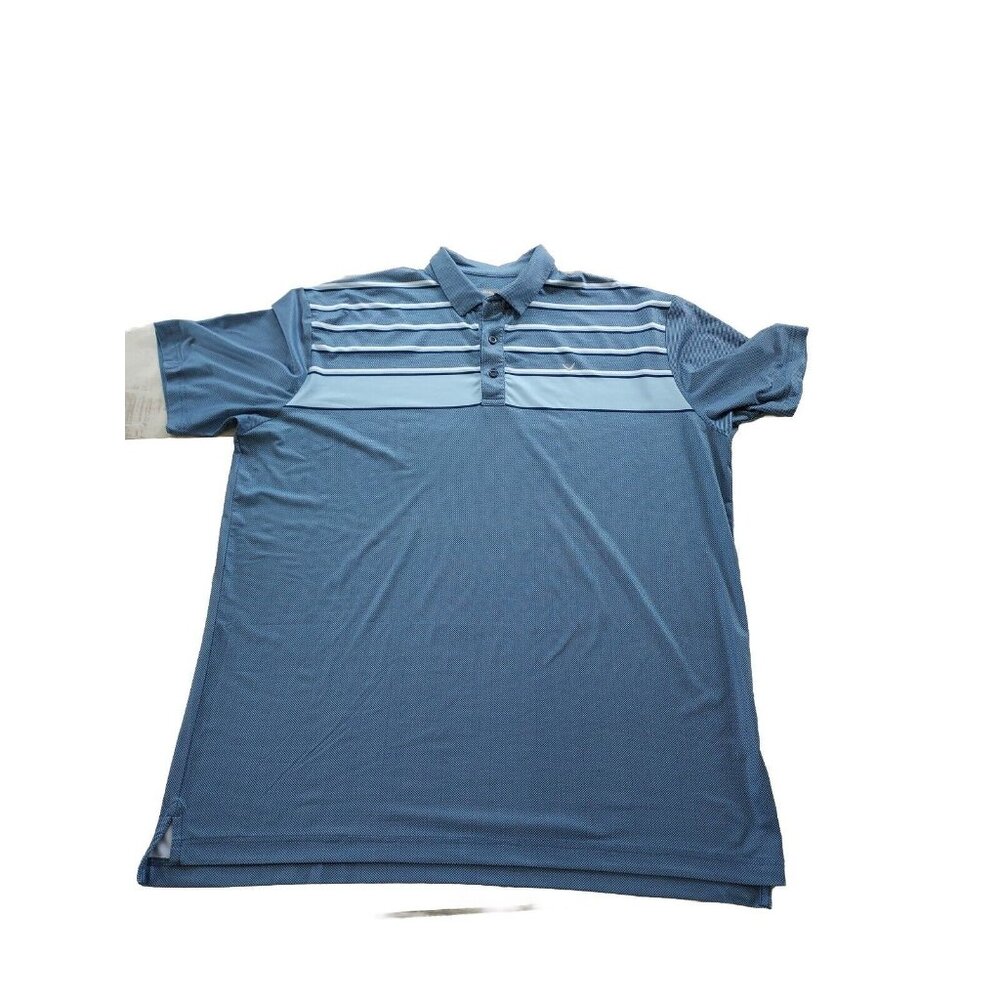 Callaway Men's Golf Golf Polo Blue Sz XL 30" LENGTH 27" CHEST BIG